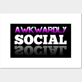 Awkwardly Social Posters and Art